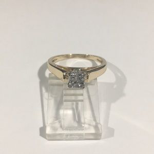 14k Two Tone Gold Diamond 💎 Engagement Ring 💍